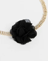 Choker con flor