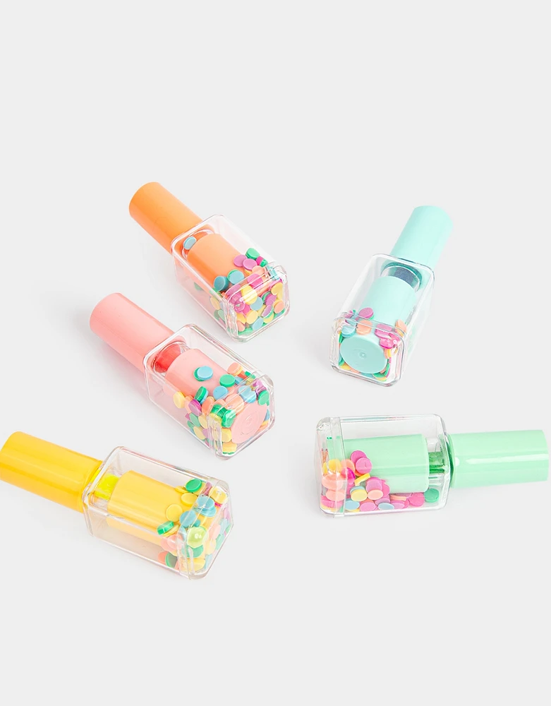 Set de  marcadores con forma de esmalte