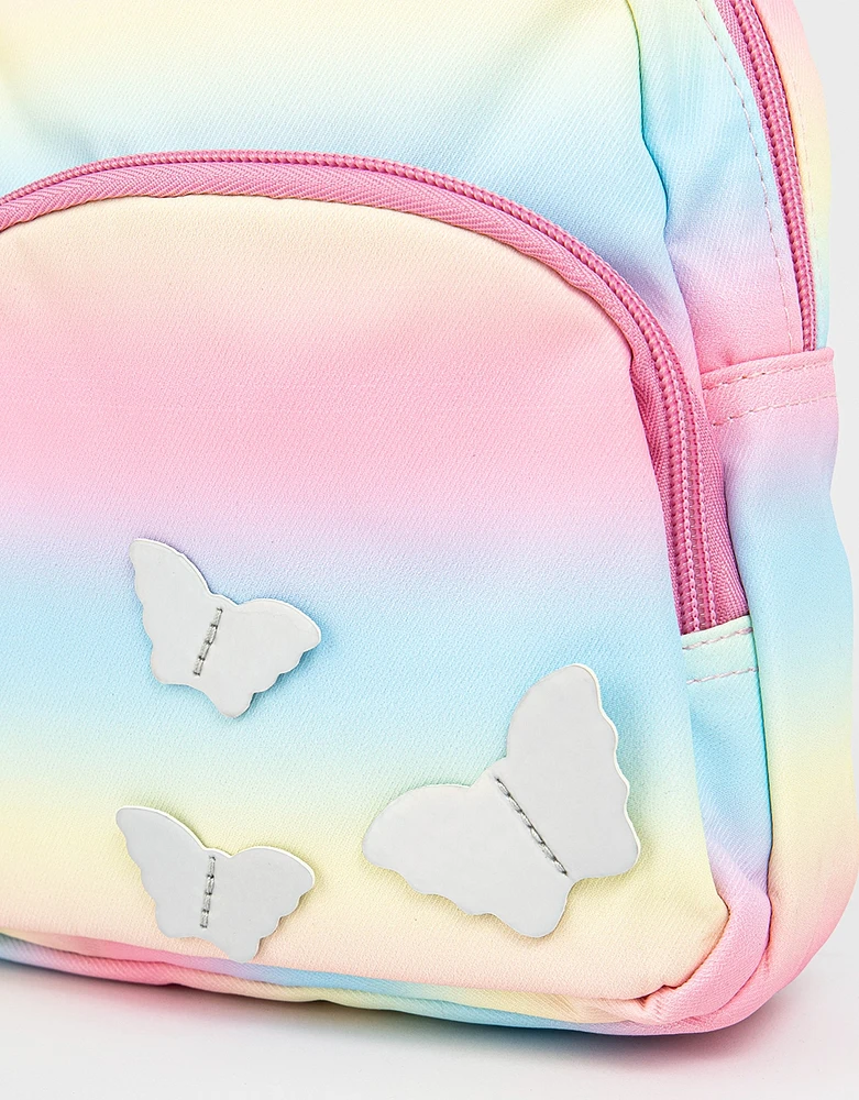 Mochila con mariposas