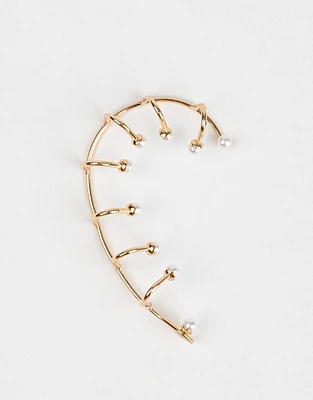 Earcuff con perlas