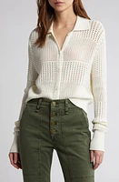 FRAME Open Stitch Shrunken Cardigan at Nordstrom,