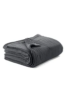 Bearaby Organic Cotton Muslin Cocoon Throw Blanket in Asteroid Grey at Nordstrom, Size One Size Oz