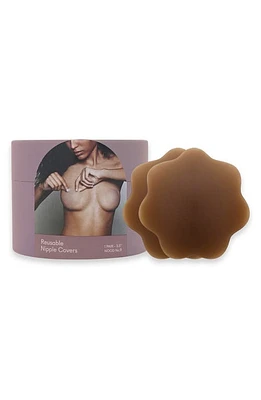 NOOD No-Show Reusable Nipple Covers in No.9 Coffee at Nordstrom, Size 3