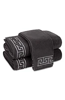 Matouk Adelphi Cotton Hand Towel in Charcoal at Nordstrom