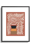 Deny Designs Nude Framed Art Print in Black Tones at Nordstrom