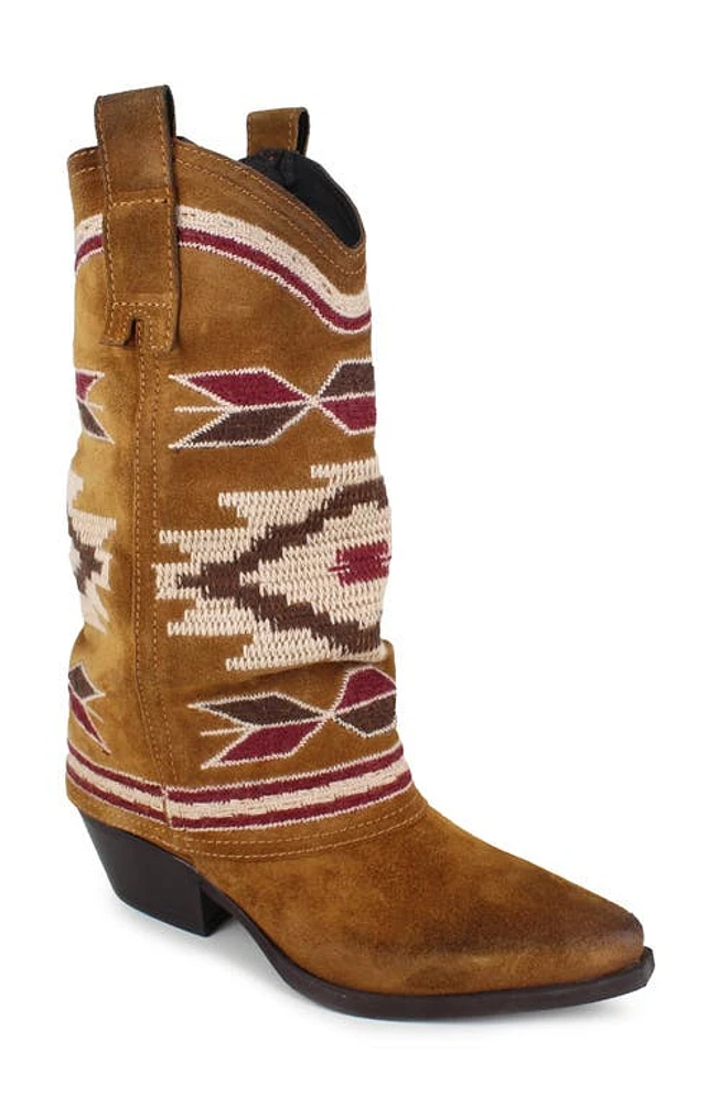 ZIGI Azra Western Boot Leather at Nordstrom,