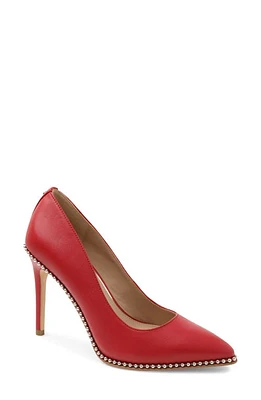 bcbg Holli Pointed Toe Pump Lipstick Leather at Nordstrom,