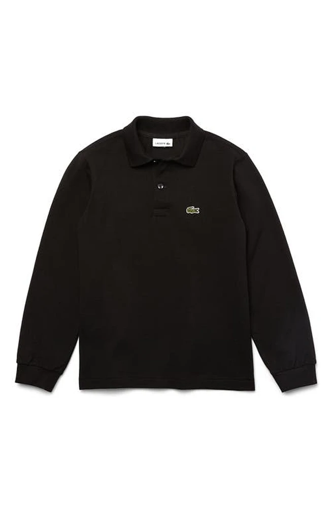 Lacoste Solid Long Sleeve Polo at Nordstrom,