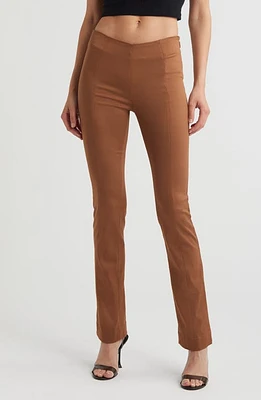 Mistress Rocks Flare Pants Brown at Nordstrom,