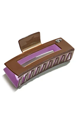 Chunks Jumbo Box Claw Clip in Brown/lilac at Nordstrom