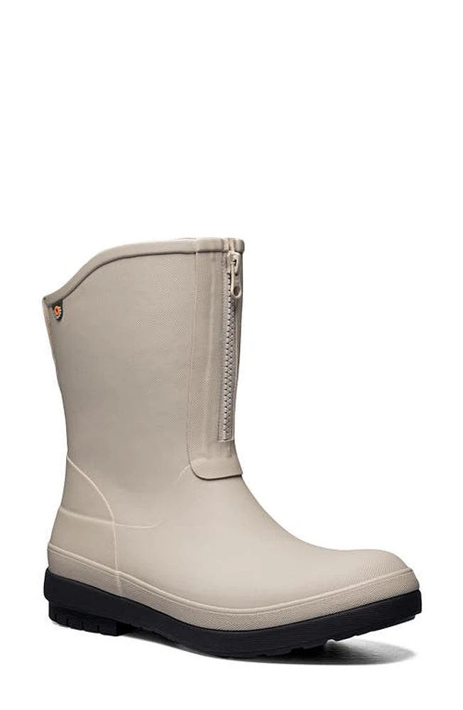 Bogs Amanda II Zip-Up Waterproof Boot in Sandstone at Nordstrom, Size 8