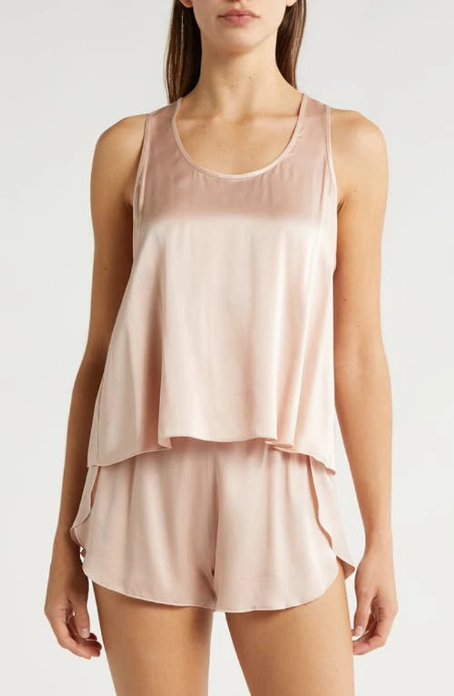 Lunya Racerback Washable Silk Short Pajamas at Nordstrom,