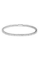 Argento Vivo Sterling Silver Men's Cubic Zirconia Tennis Bracelet at Nordstrom, Size 8.5