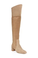 aeyde Letizia Over the Knee Boot Stone at Nordstrom,