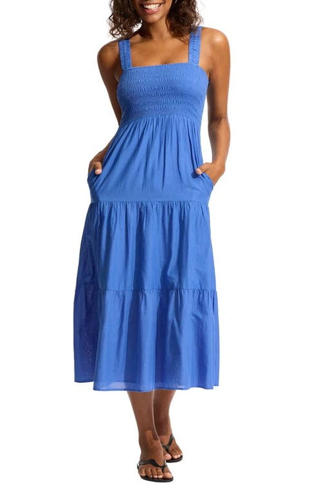 Seafolly Faithful Cover-Up Midi Sundress at Nordstrom,