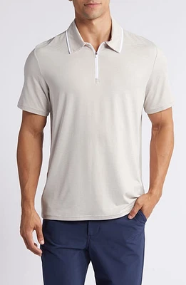 zella Tipped Stripe Polo Shirt at Nordstrom,