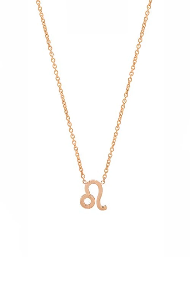 BYCHARI Zodiac Pendant Necklace in Leo at Nordstrom