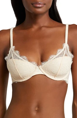 Love Stories Gwyneth Padded Underwire Bra Off White at Nordstrom,