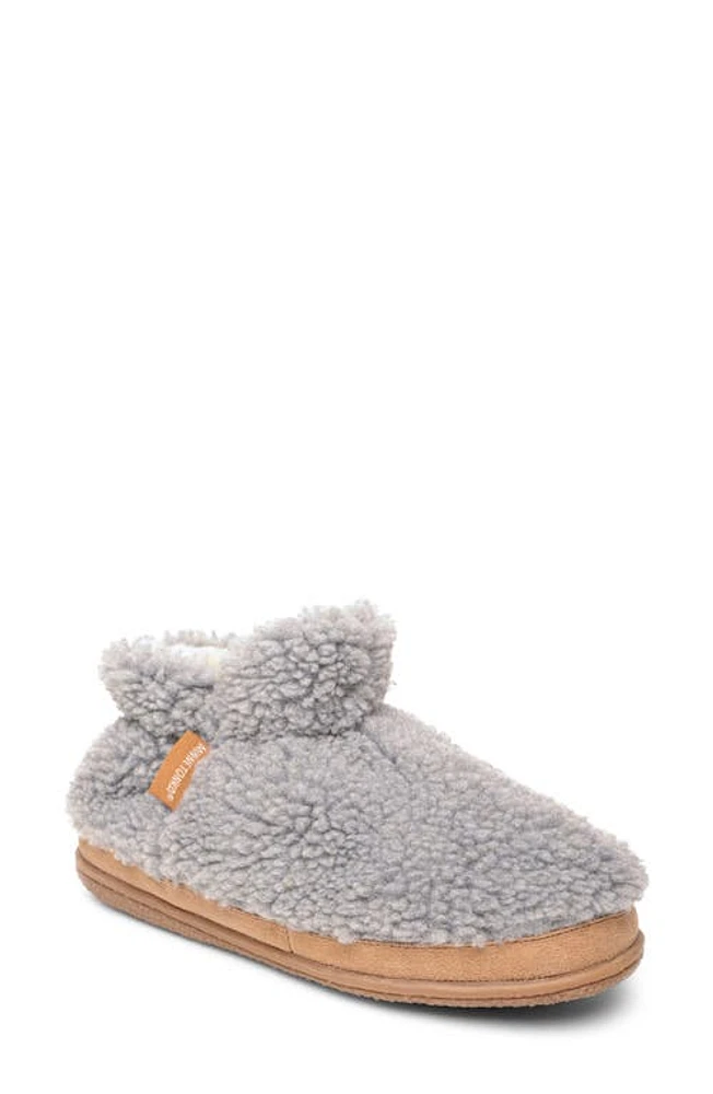 Minnetonka Brekyn Faux Shearling Slipper Light Grey at Nordstrom,