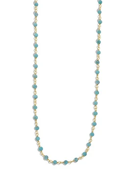 Argento Vivo Sterling Silver Turquoise Necklace in Gold at Nordstrom