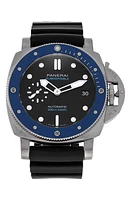 Watchfinder & Co. Panerai Preowned Submersible Automatic Rubber Strap Watch