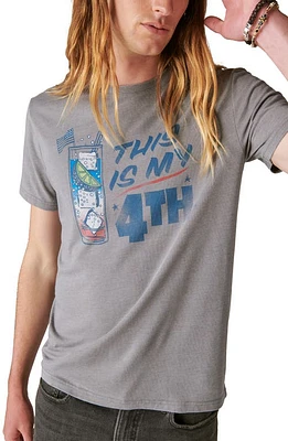 Lucky Brand This is my 4th Graphic T-Shirt Frost Grey at Nordstrom,