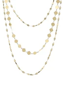 Lana Layered Chain Necklace in Yellow Gold at Nordstrom, Size 18