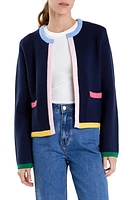 English Factory Colorblock Cardigan Multi at Nordstrom,