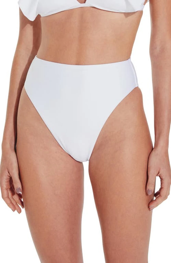 ViX Swimwear Gigi Hot Solid Bikini Bottoms White at Nordstrom,