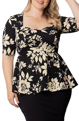 Kiyonna Posh Peplum Top at Nordstrom, X