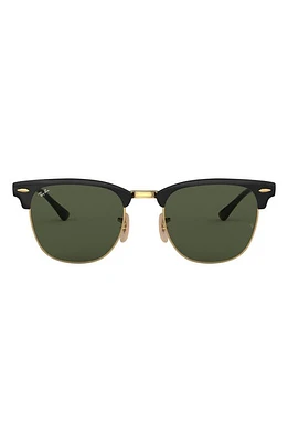 Ray-Ban Clubmaster 51mm Sunglasses in Black Gold at Nordstrom