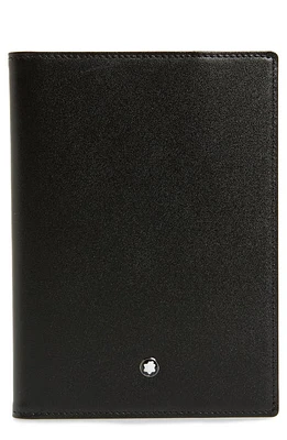 Montblanc Meisterstück Leather Passport Holder in Black at Nordstrom