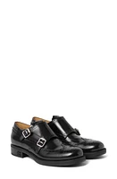 Miu x Church's Double Monk Strap Shoe Black at Nordstrom,