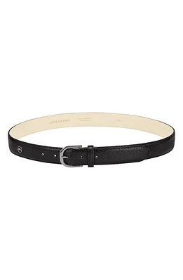 Longchamp Le Pliage Leather Belt in Black at Nordstrom