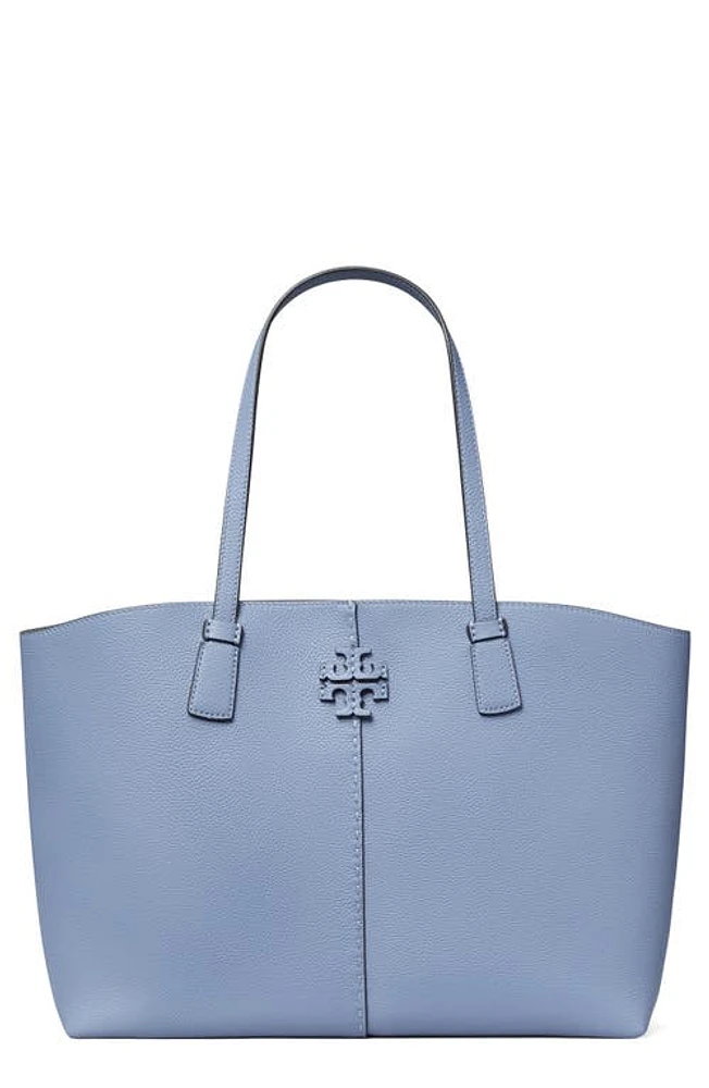 Tory Burch McGraw Leather Tote in Bluewood at Nordstrom