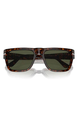 Persol 57mm Round Sunglasses in Havana at Nordstrom