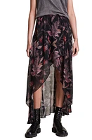 AllSaints Slvina Harris Maxi Skirt in Black at Nordstrom, Size 8 Us