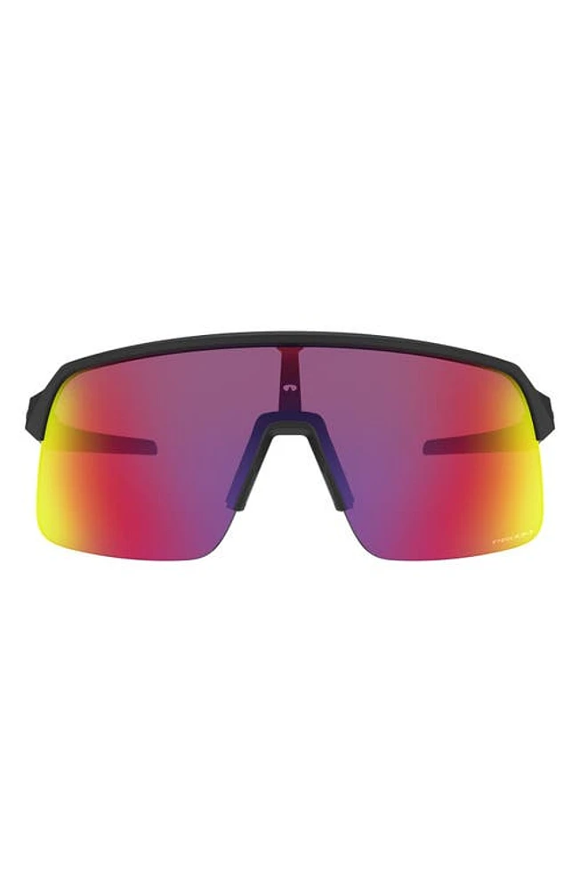 Oakley Sutro Lite 139mm Prizm Semi Rimless Wrap Shield Sunglasses in Black Brown at Nordstrom