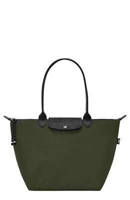 Longchamp Large Le Pliage Green Recycled Canvas Tote in Khaki at Nordstrom