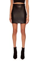 Susana Monaco Faux Leather Miniskirt at Nordstrom,