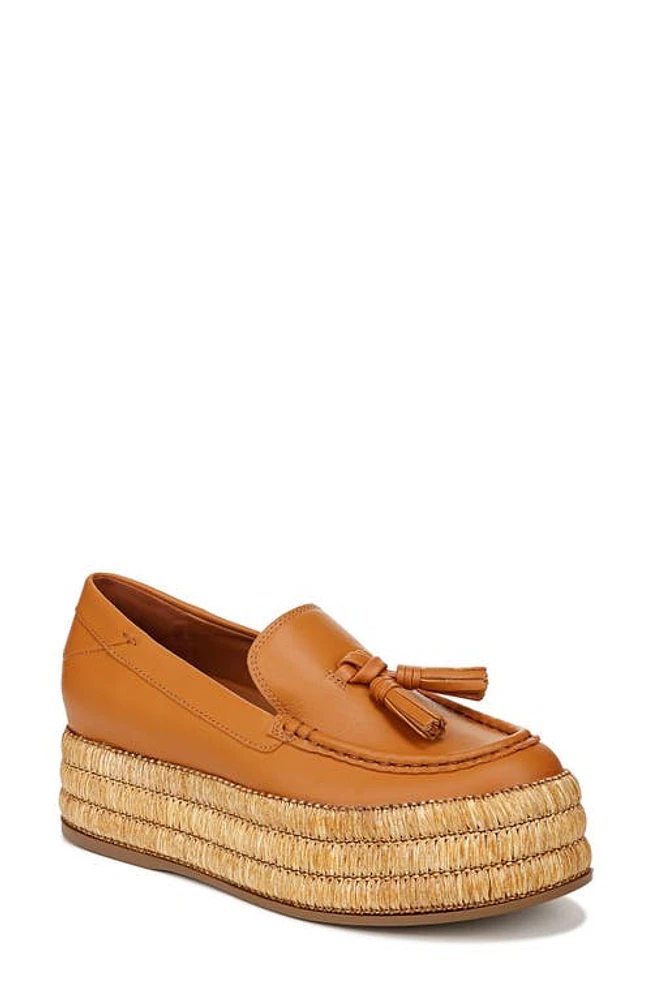 Sarto by Franco Tremont Platform Tassel Loafer Tan at Nordstrom,