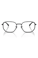 Ray-Ban 53mm Irregular Optical Glasses in Black at Nordstrom