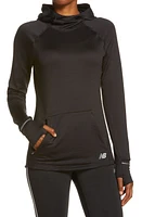 New Balance NB Heat Grid Hoodie Black at Nordstrom,