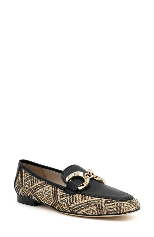 Amalfi by Rangoni Greve Loafer Black Vittorio - Platinum Acc at Nordstrom,