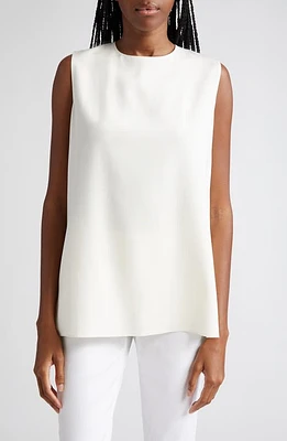 Lafayette 148 New York Adela Sleeveless Stretch Silk Blouse at Nordstrom,