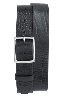 rag & bone Rugged Leather Belt Black at Nordstrom,