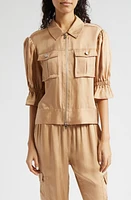 Cinq à Sept Holly Ruffle Sleeve Jacket at Nordstrom,