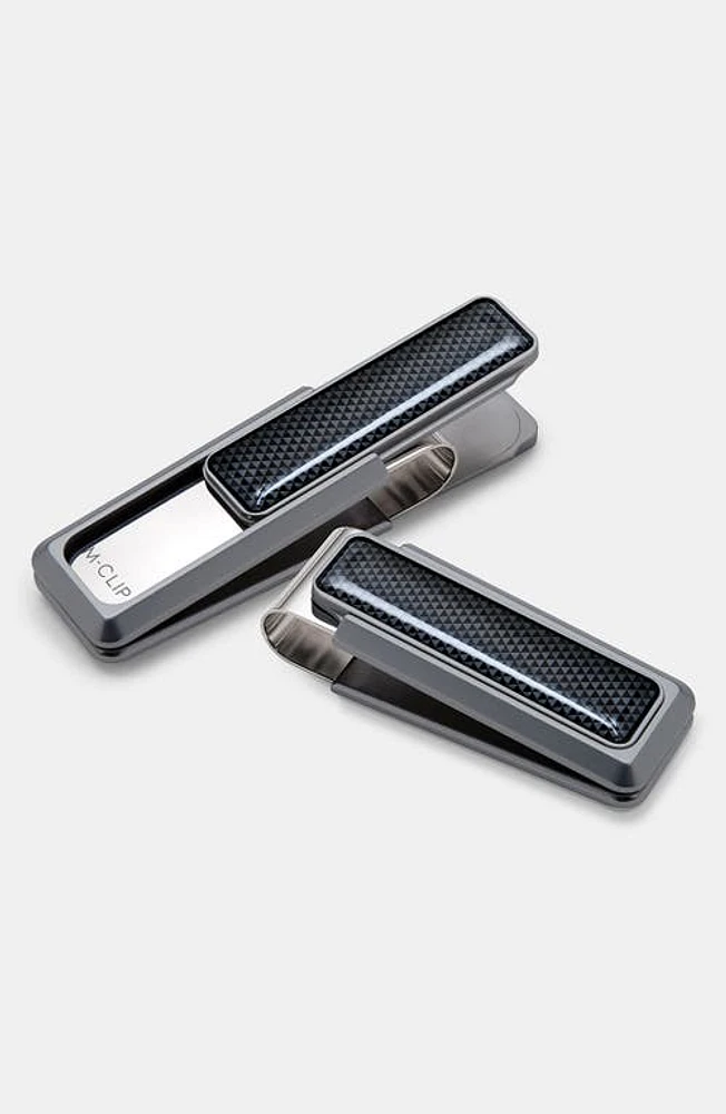 M-Clip Ultralight Money Clip in Silver/Black at Nordstrom