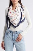 Tasha Mini Flowers Scarf in Ivory/Multi at Nordstrom