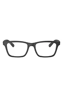 Ray-Ban 53mm Rectangular Optical Glasses in Matte Black at Nordstrom